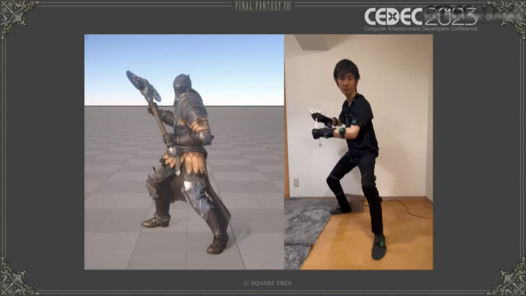 FINAL FANTASY XVI：おうちDEモーションキャプチャ｜CEDEC2023